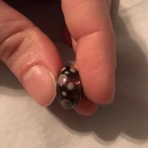 Pandora charm glass bead